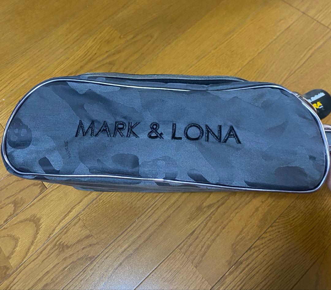 新品 MARK&LONA グレー 迷彩 シューズケース バッグ マーク&ロナ 靴