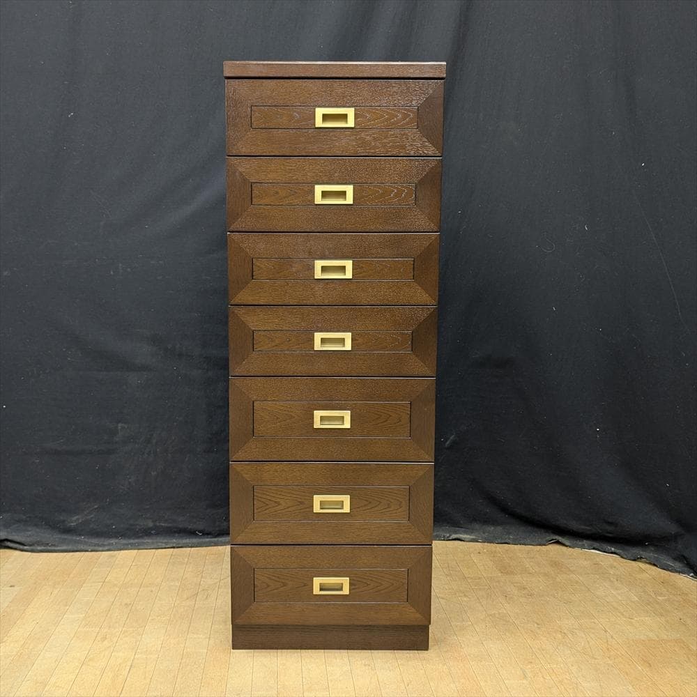 美品　府中　高橋工芸　ハイチェスト　整理箪笥　たんす　箪笥　タンス　チェスト