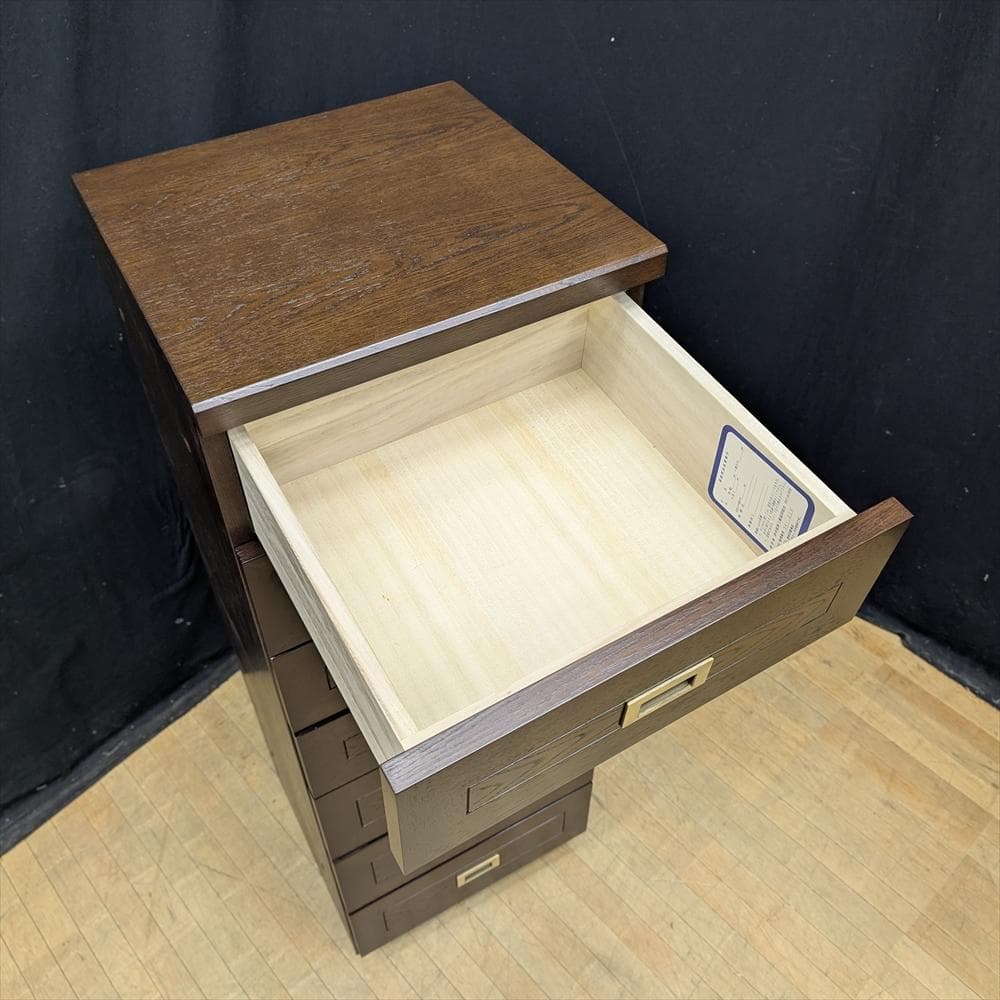 美品　府中　高橋工芸　ハイチェスト　整理箪笥　たんす　箪笥　タンス　チェスト