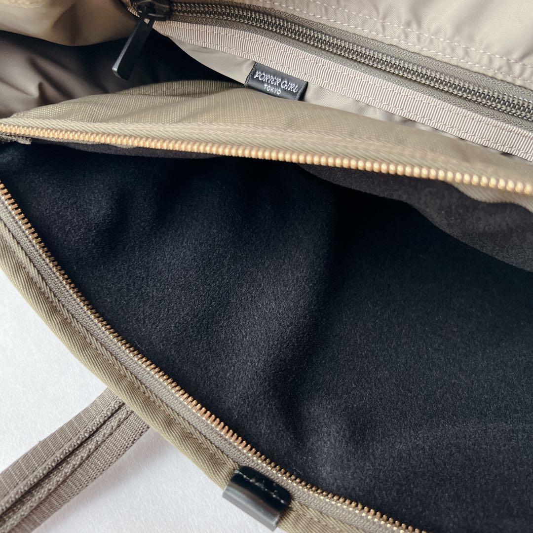 極美品✨ポーター　シア トートバック(L) 871-15120 オリーブ