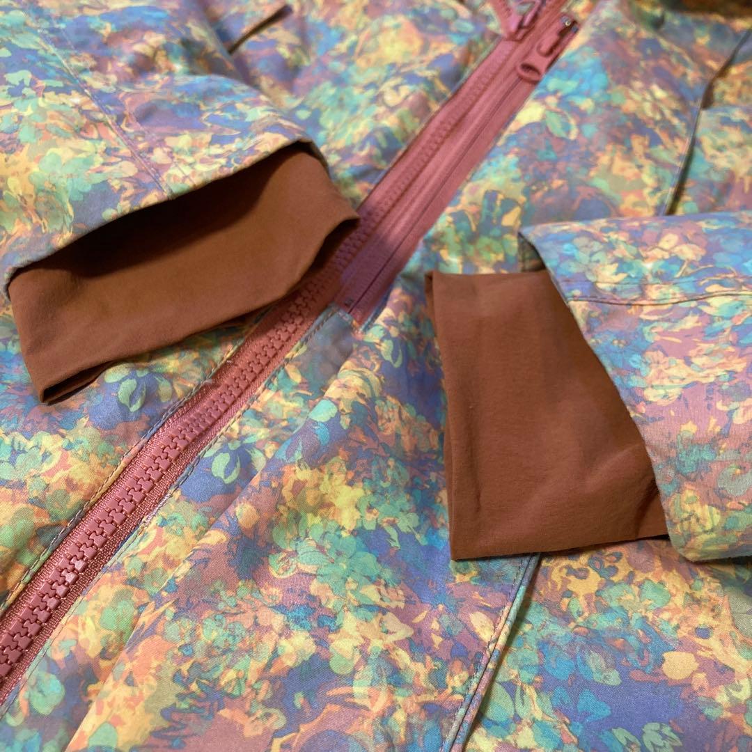 BURTON★バートン★花柄スキーウェアジャケットM★スノーボードレディース女性