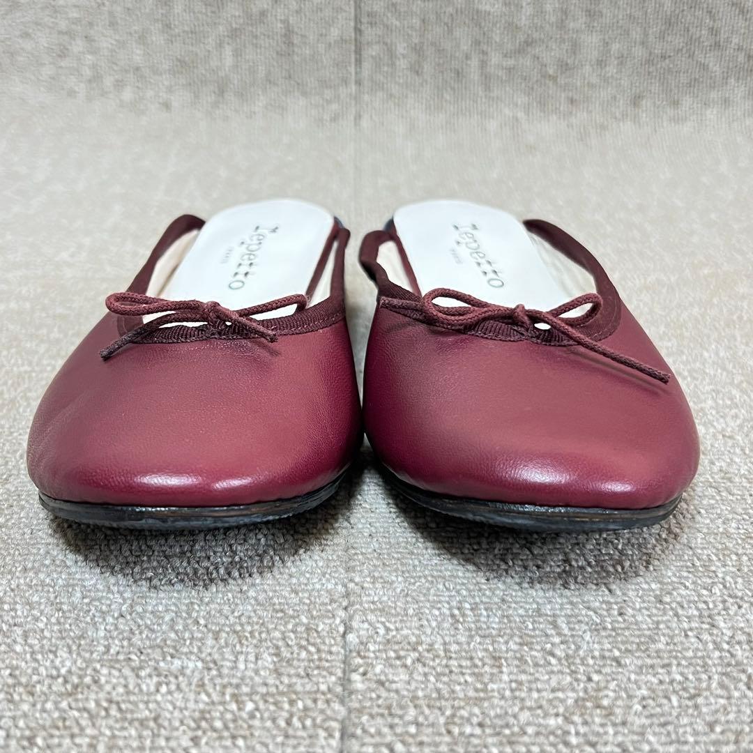 美品・希少✨レペット repetto バーガンディ ミュール EU37