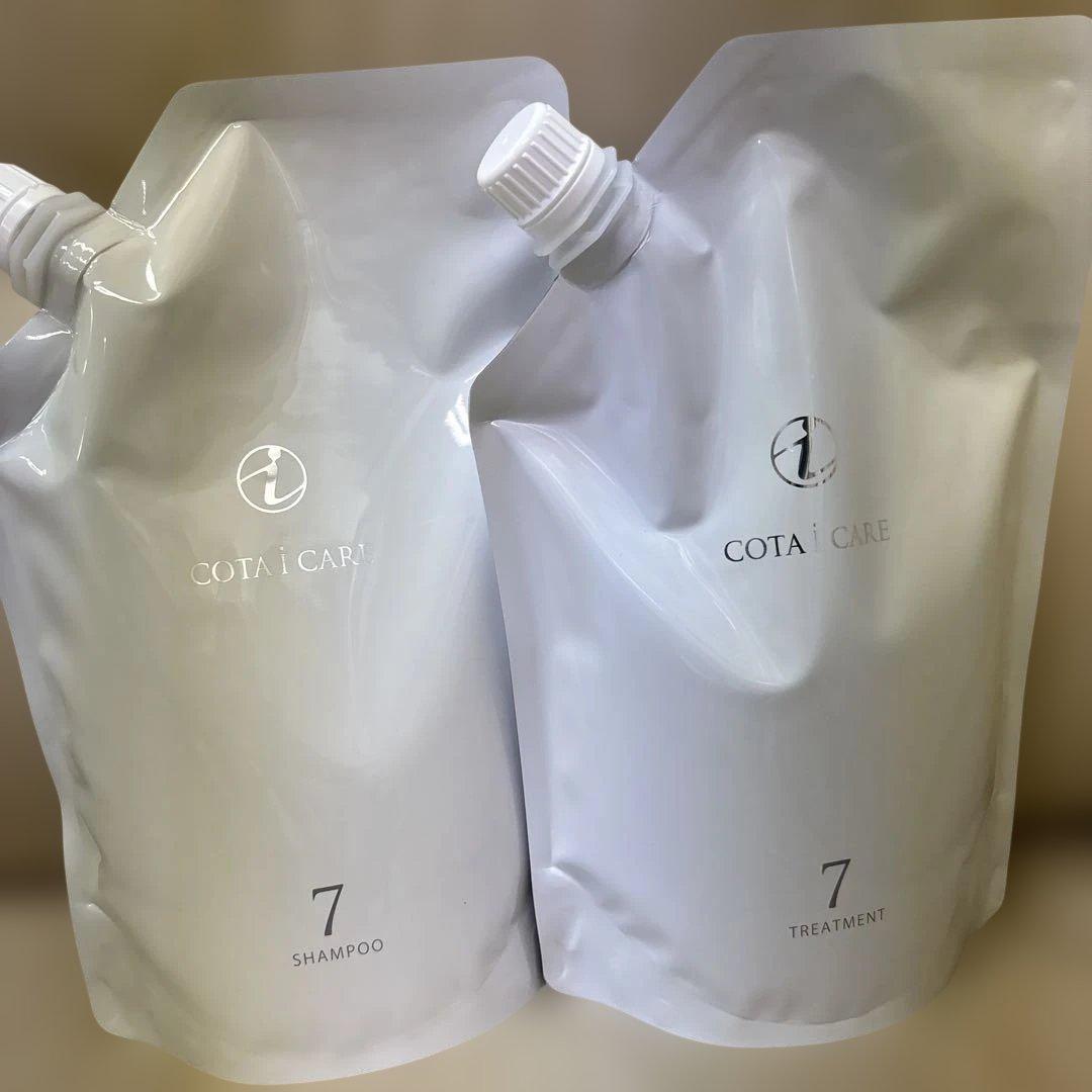 【新品7番】COTA i CARE シャンプー&トリートメント 詰め替え750g