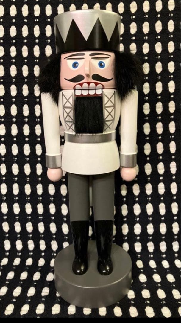 くるみ割り人形 ドイツ キング 王様/白の王様 2体セット（まとめて）