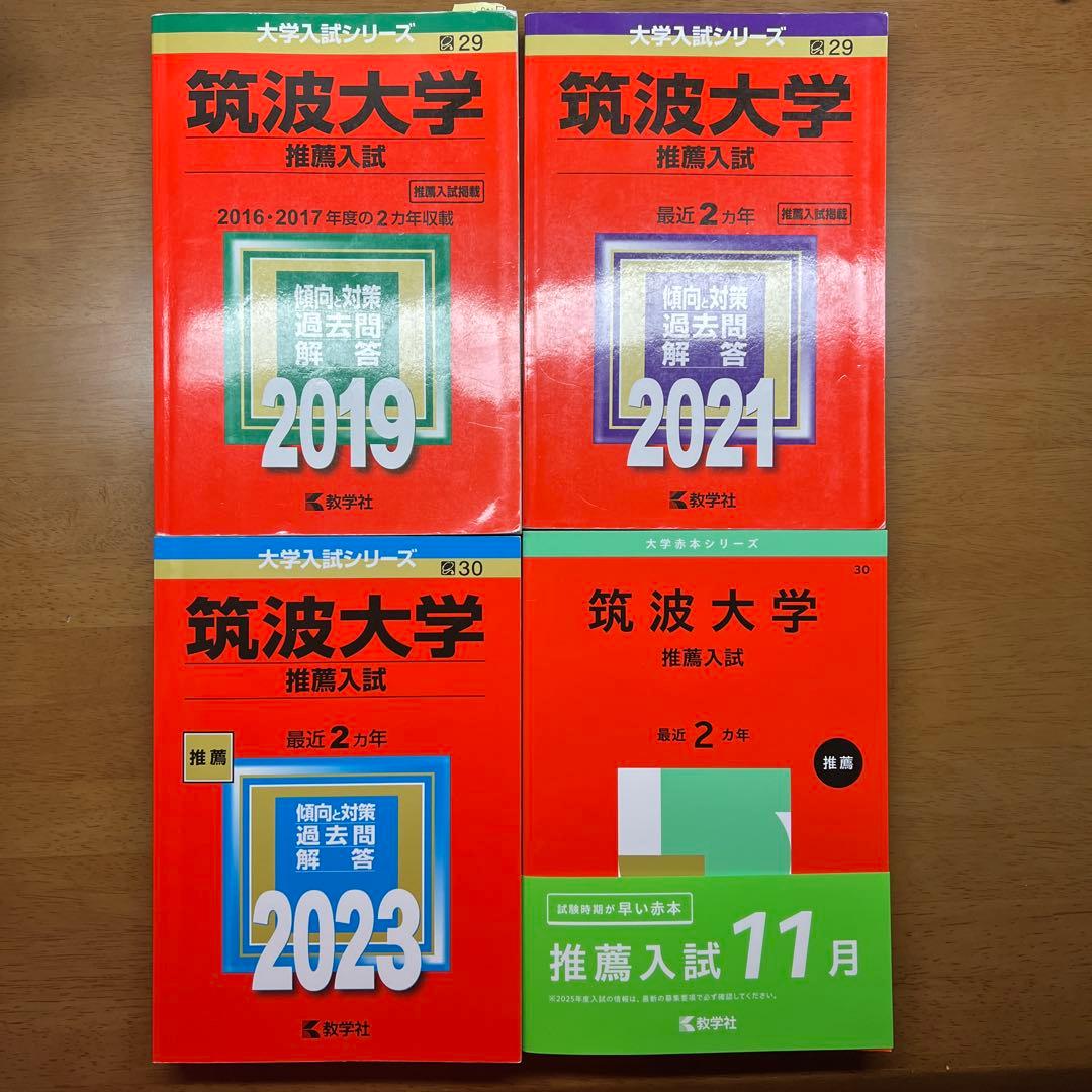 筑波大学 推薦入試 2019 2021 2023 2025