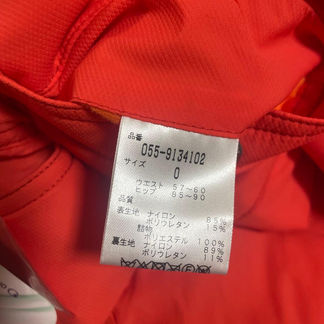 ★新品未使用タグ付き★パーリーゲイツオレンジ ゴルフスカート レディースサイズ0