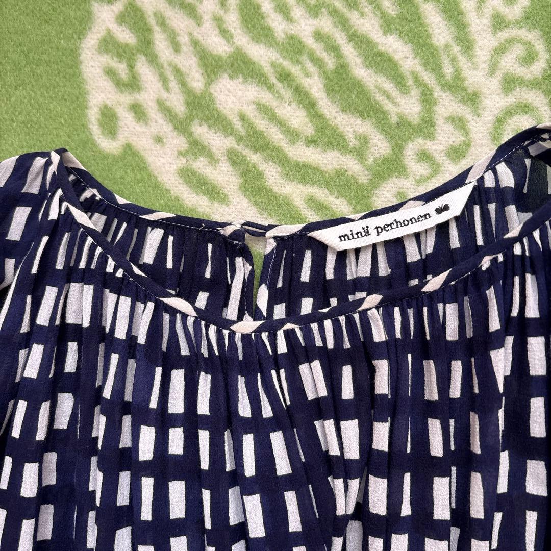 ミナペルホネン ソラチェック　ワンピース