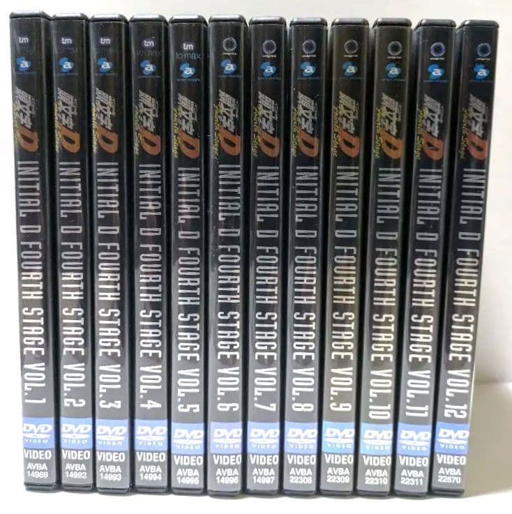 頭文字D FOURTH STAGE DVD 全12巻セット