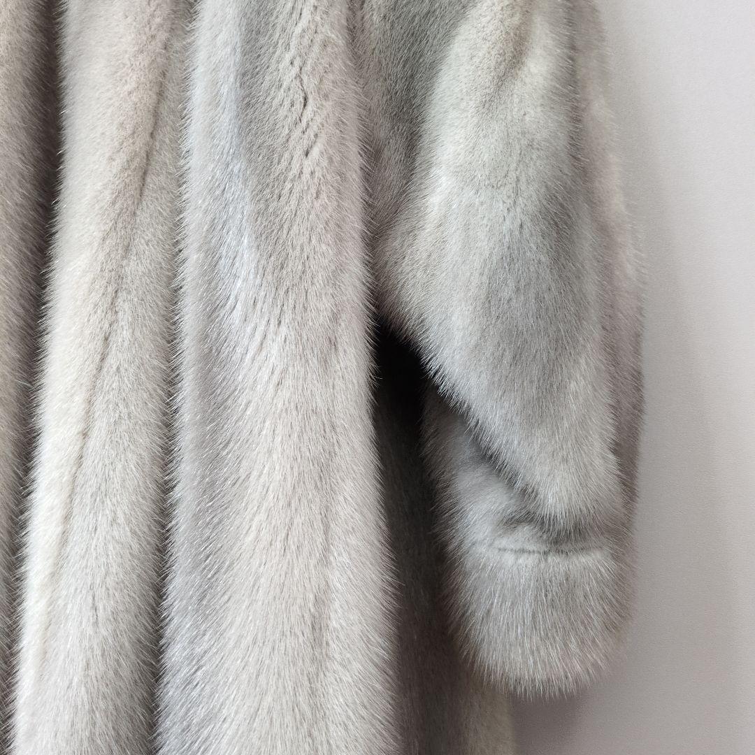 nakamura fur サファイアミンクファーコート リアルファー L〜LL