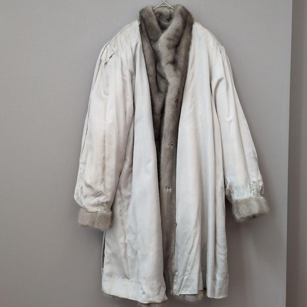 nakamura fur サファイアミンクファーコート リアルファー L〜LL