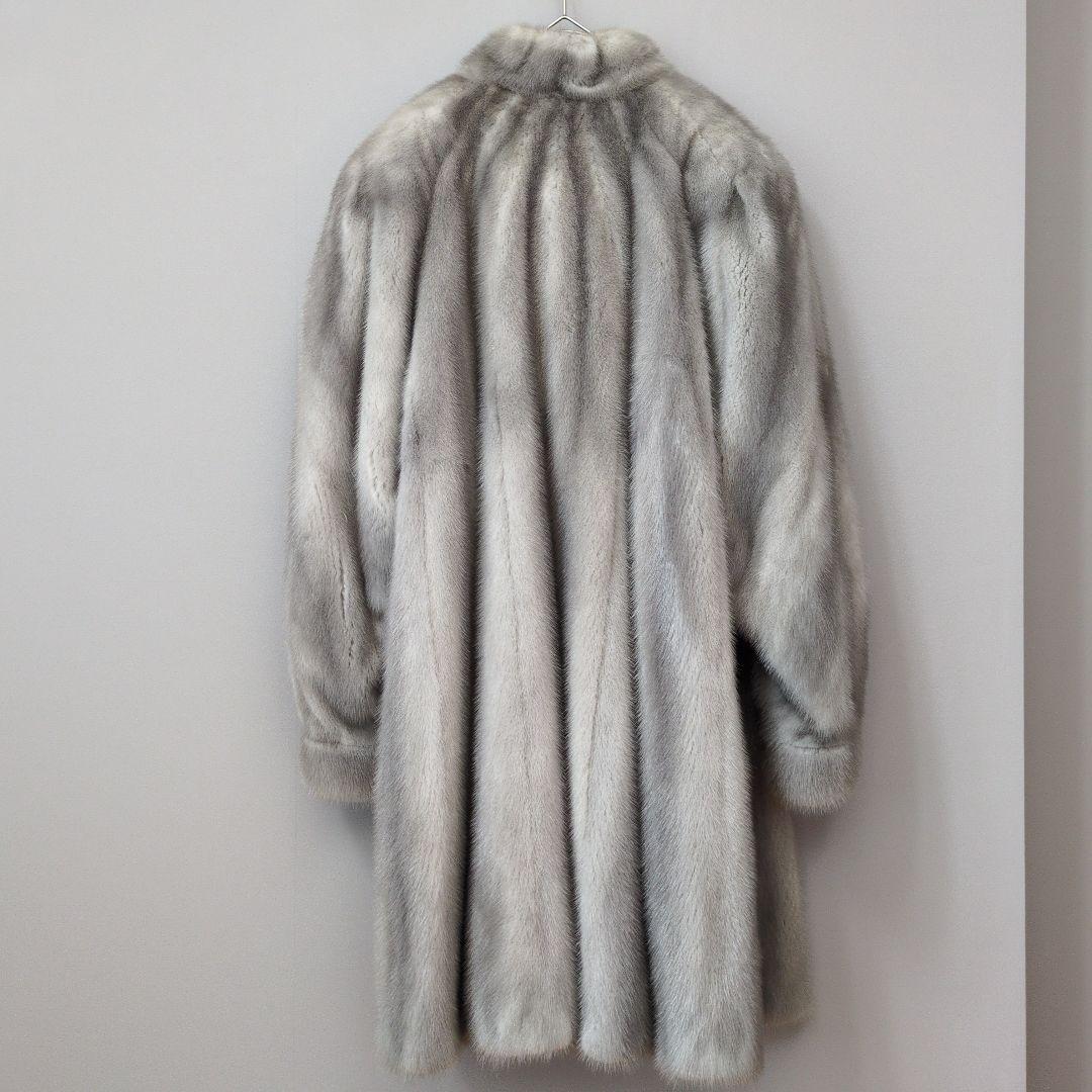 nakamura fur サファイアミンクファーコート リアルファー L〜LL