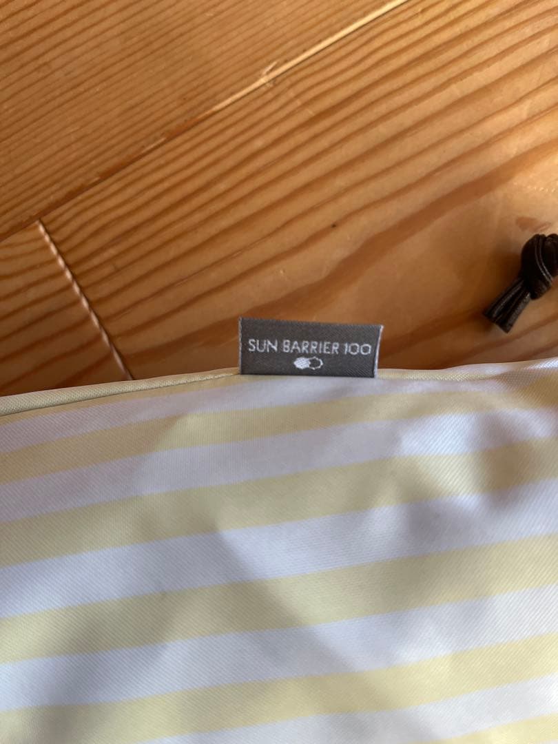 SUN BARRIER 100 折りたたみ日傘 ストライプ