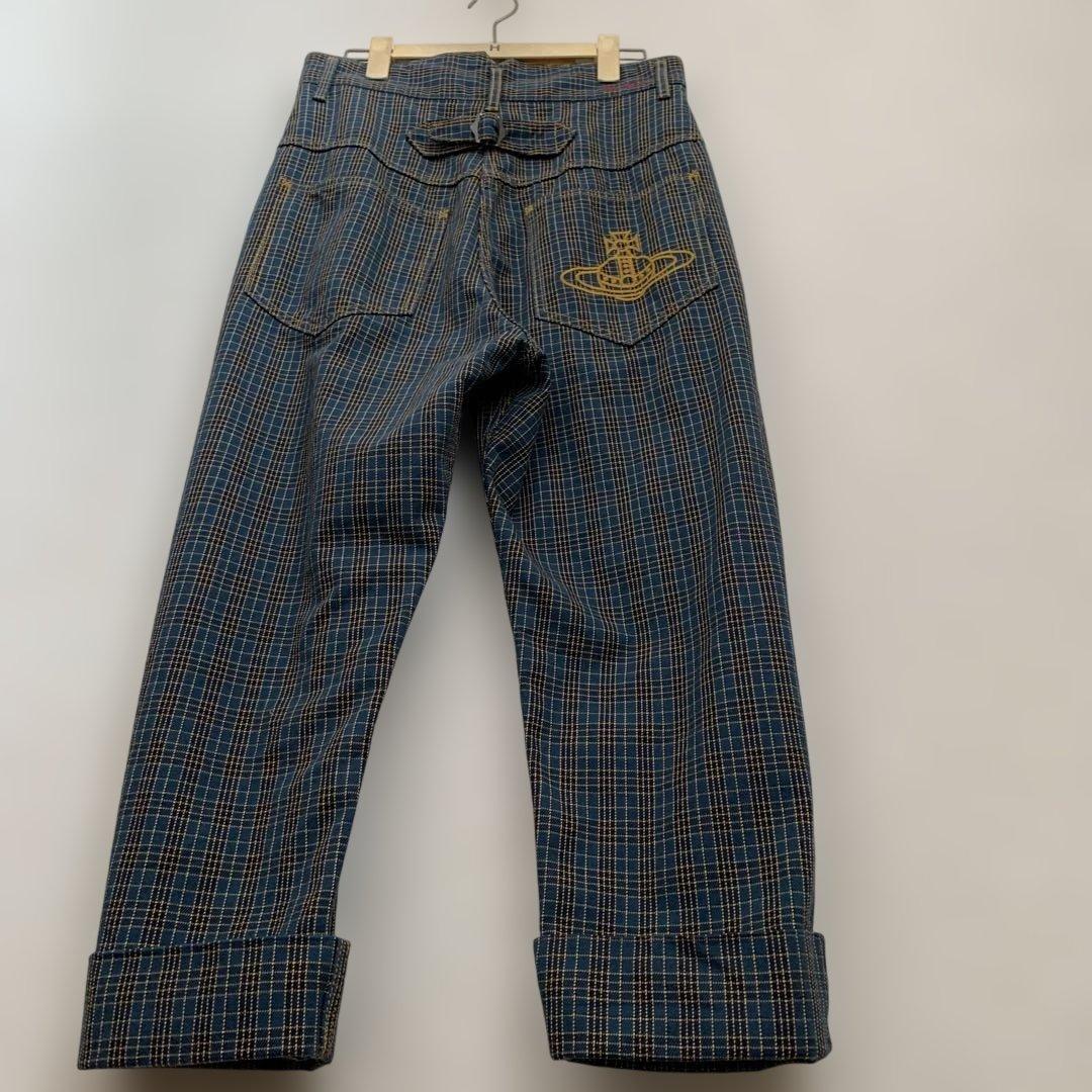 ヴィヴィアン レッドレーベル　チェックカジュアルパンツ