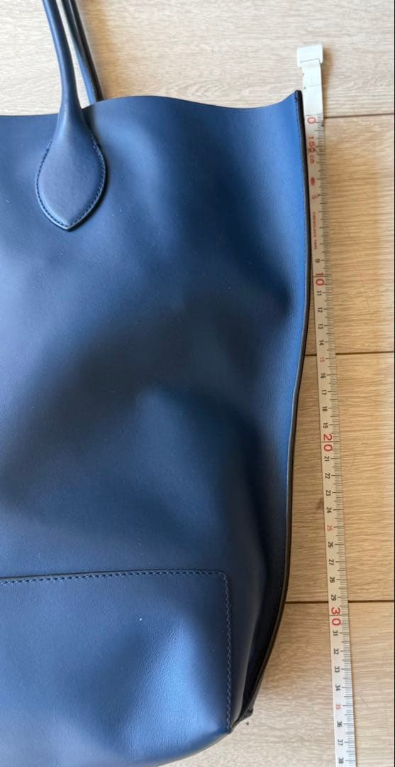 マルベリー ブルー レザートートバッグ