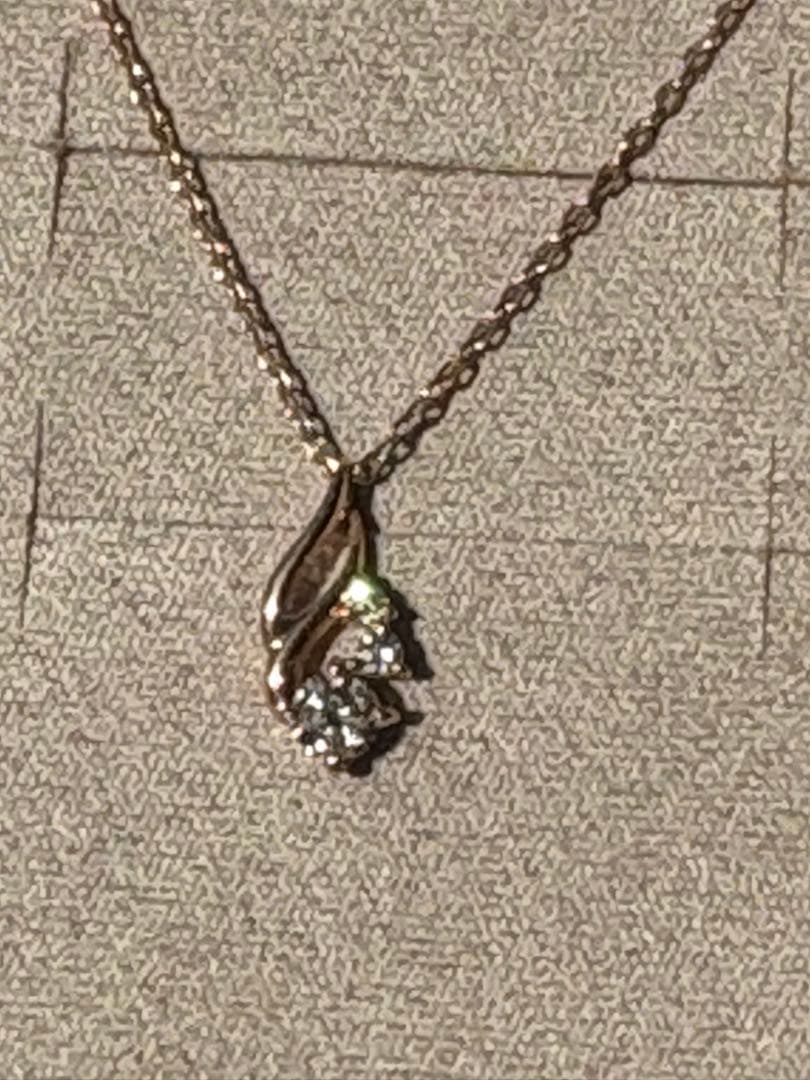 エステール k10 ダイヤモンドネックレス