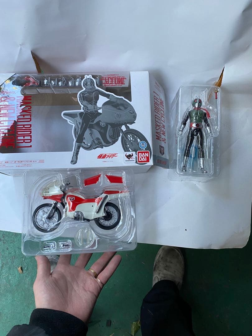 仮面ライダー アクションフィギュア バイクセット　S.H.Figuarts