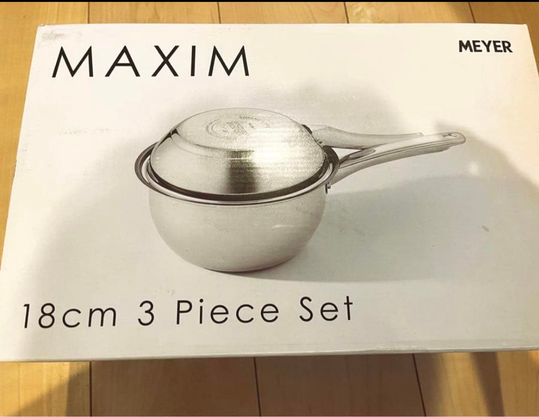 新品！MEYERのセットフライパン＆鍋＆ガラス蓋