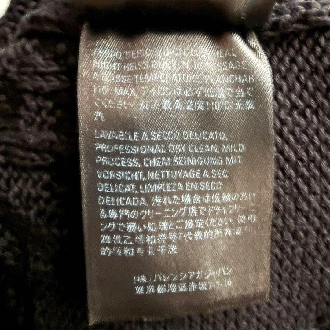 BALENCIAGA バレンシアガ 19AW ロゴジャガードプルオーバーニット