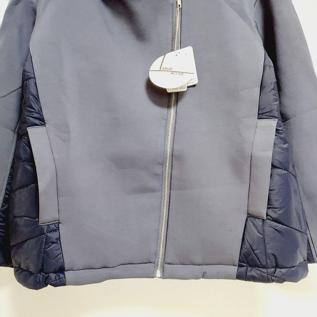 新品 LASUD ヤマダヤ 中綿 キルティング×スムースブルゾン