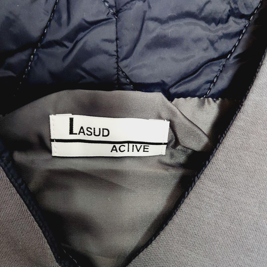 新品 LASUD ヤマダヤ 中綿 キルティング×スムースブルゾン