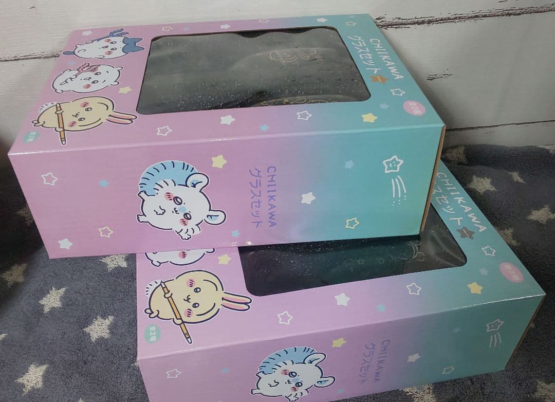 ちいかわ クリスマス ぬいぐるみ グラスセット オーナメント