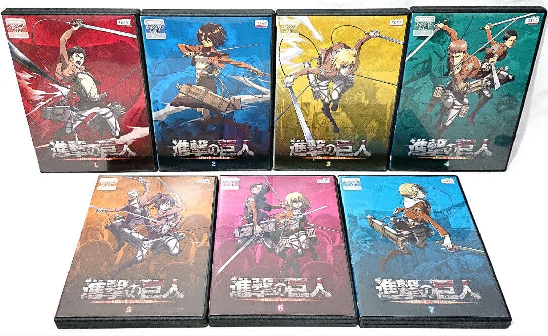 進撃の巨人【1st/2nd/3rd/final season/劇場版】DVD
