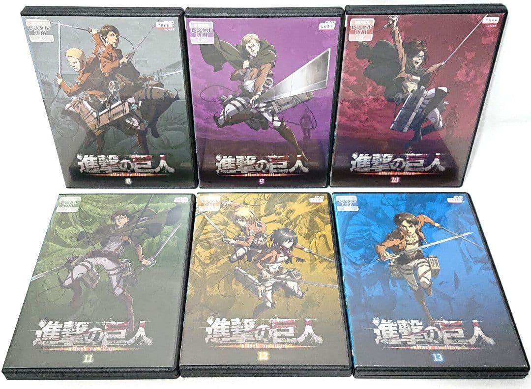進撃の巨人【1st/2nd/3rd/final season/劇場版】DVD