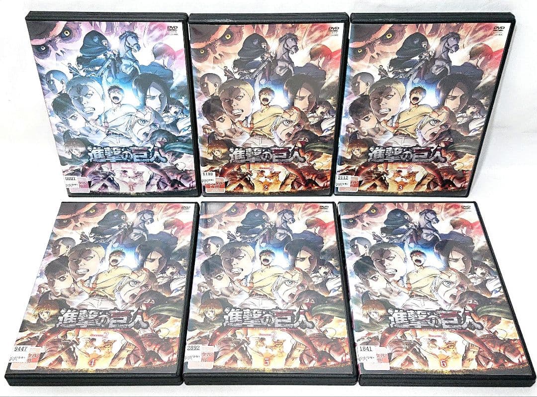 進撃の巨人【1st/2nd/3rd/final season/劇場版】DVD