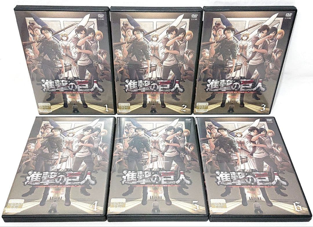 進撃の巨人【1st/2nd/3rd/final season/劇場版】DVD
