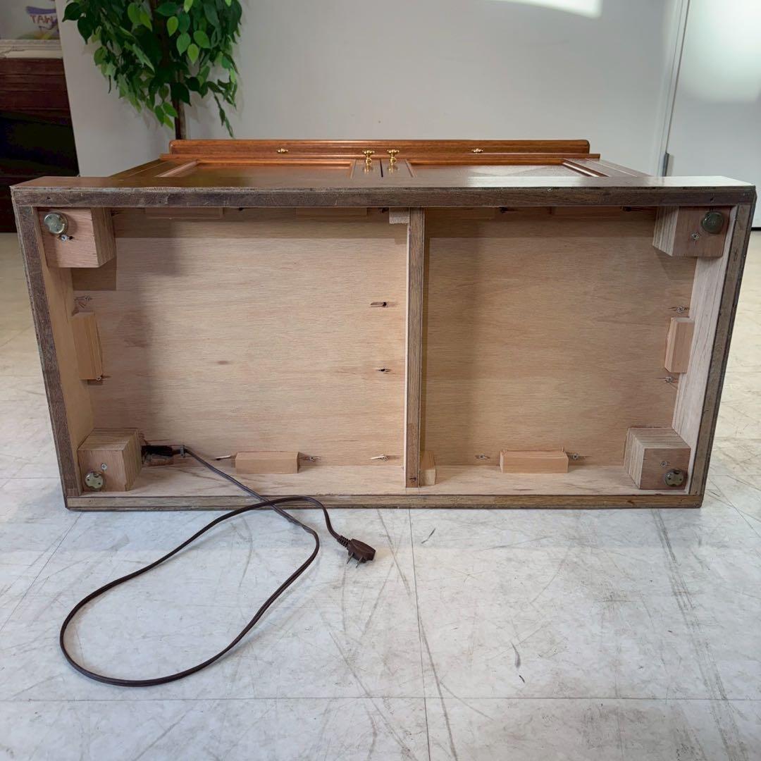 キャビネット　サイドボード　コンソール　飾り棚　多目的　木製　コンセント付き