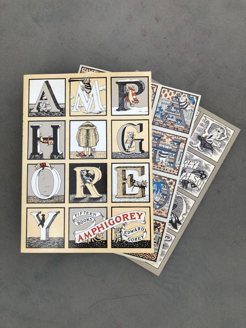 EDWARD GOREY エドワード・ゴーリー 絵本 ３冊セット