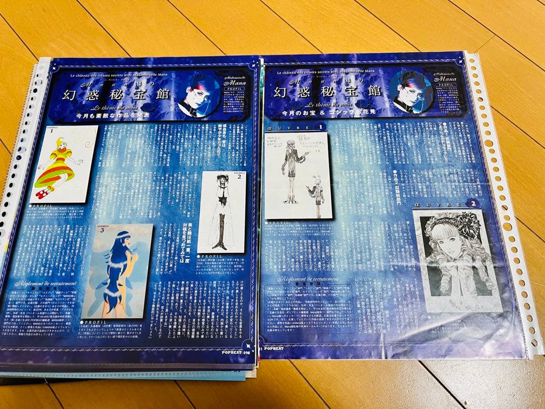 MALICE MIZER Mana様切り抜きセット