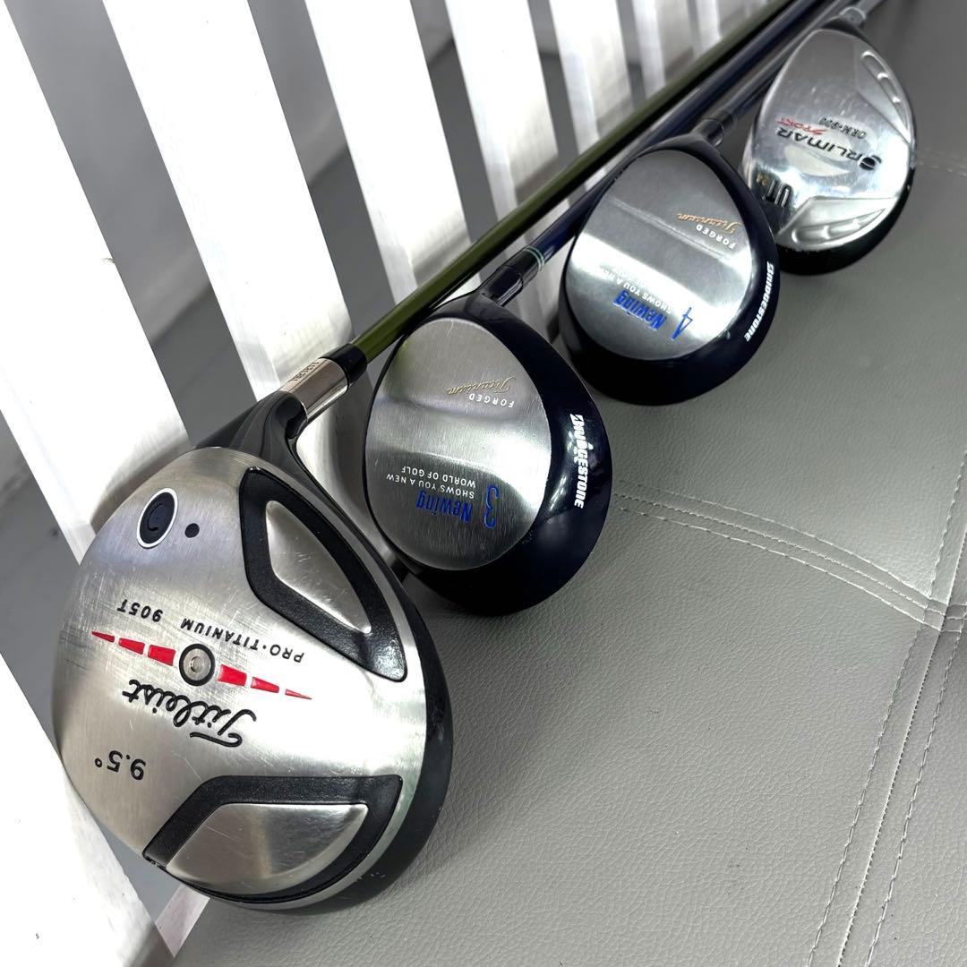 本格派 メンズゴルフクラブ 13本 フルセット ゴルフセット タイトリスト