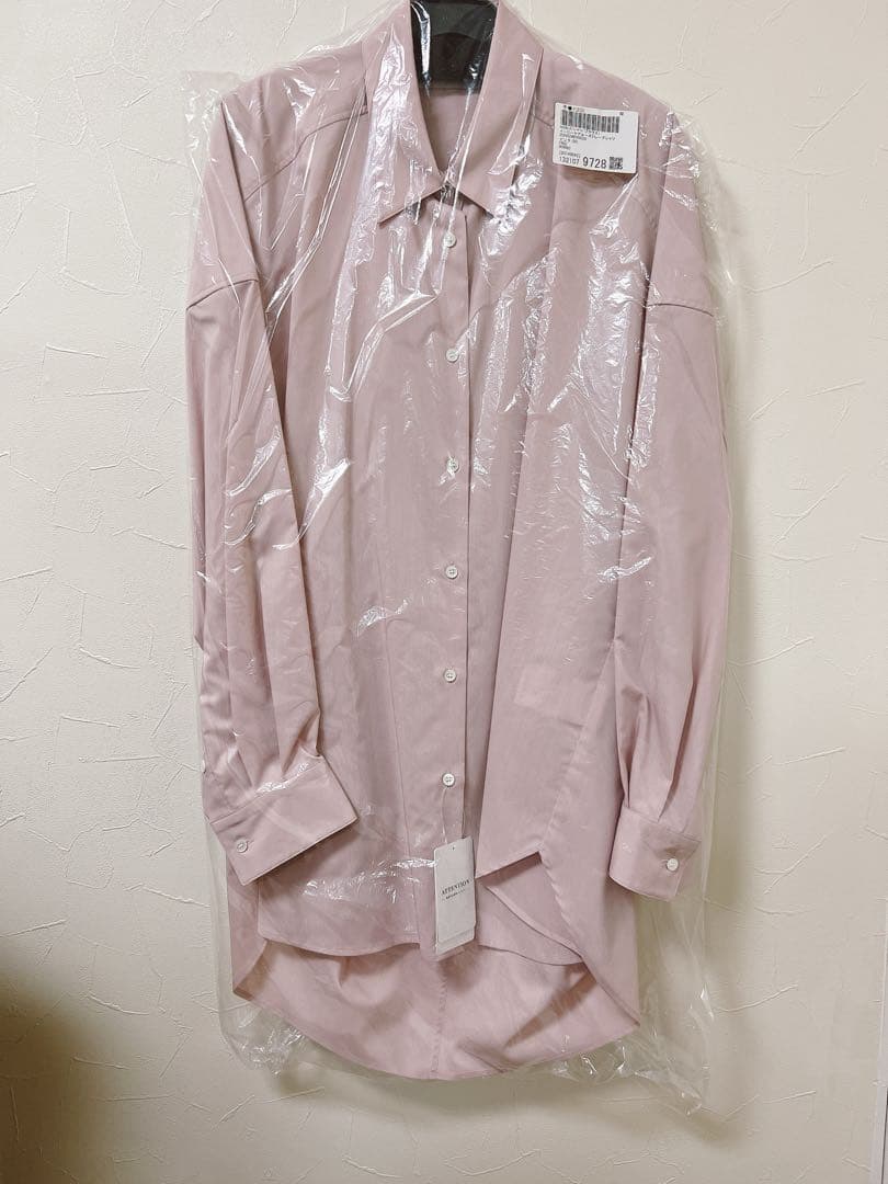 【新品タグ付】NOBLE イージーケアルーズドレープシャツ