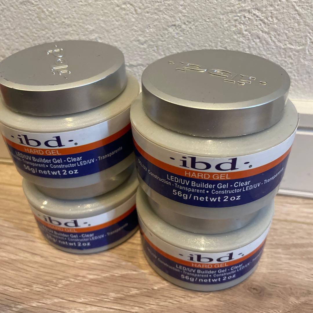 【訳あり】4個セットibdアイビーディーＬＥＤUV対応５６ｇクリアハードジェル