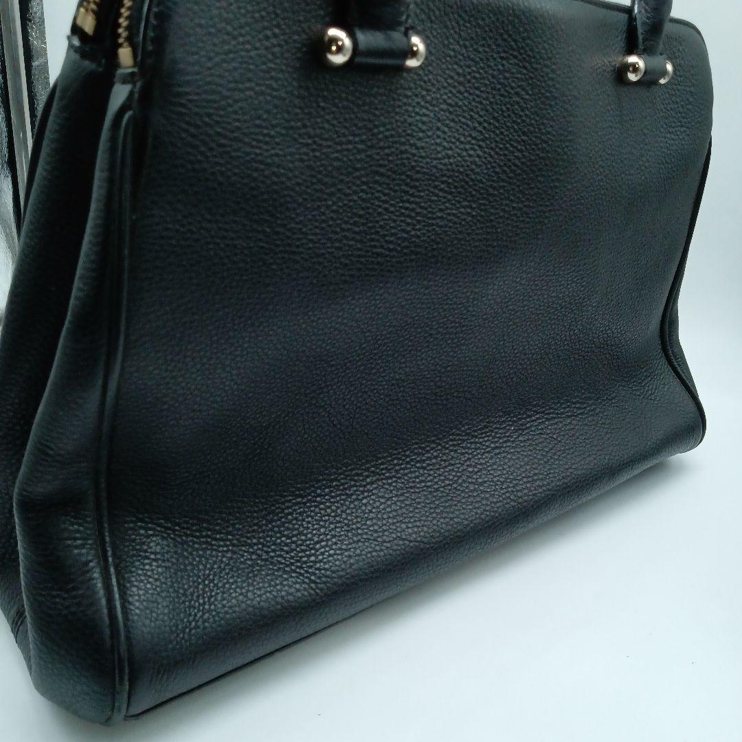 ケイトスペード　ビジネスバッグ　トップバッグ　ハンドバッグ　A4収納可　黒レザー