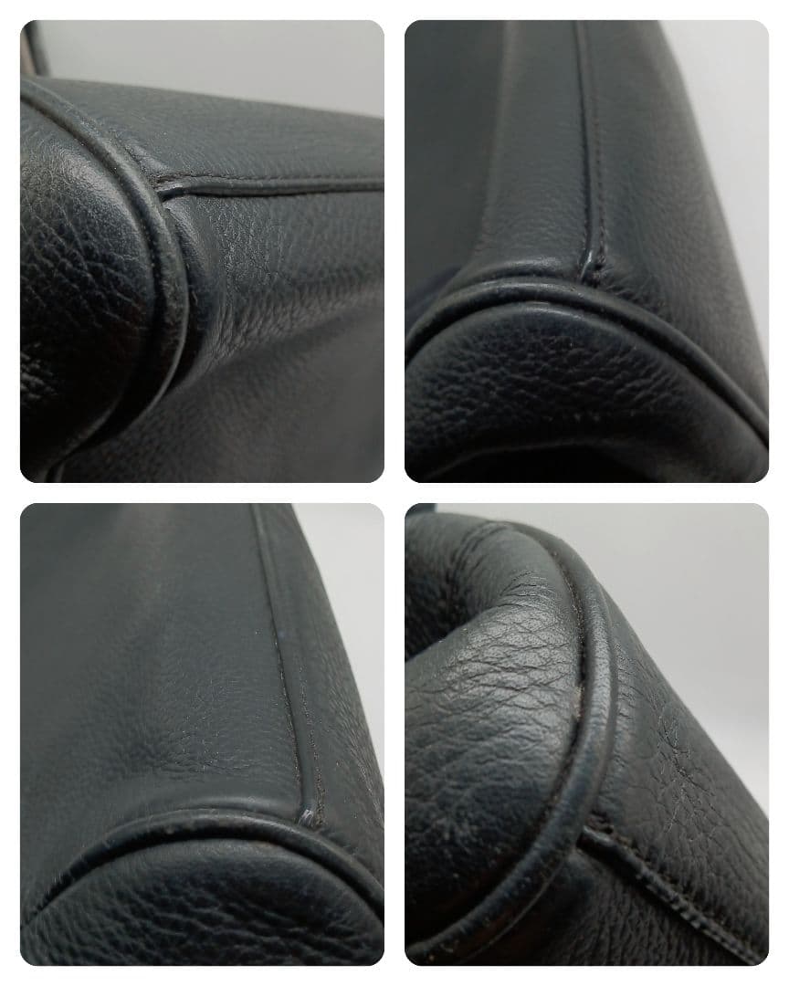 ケイトスペード　ビジネスバッグ　トップバッグ　ハンドバッグ　A4収納可　黒レザー