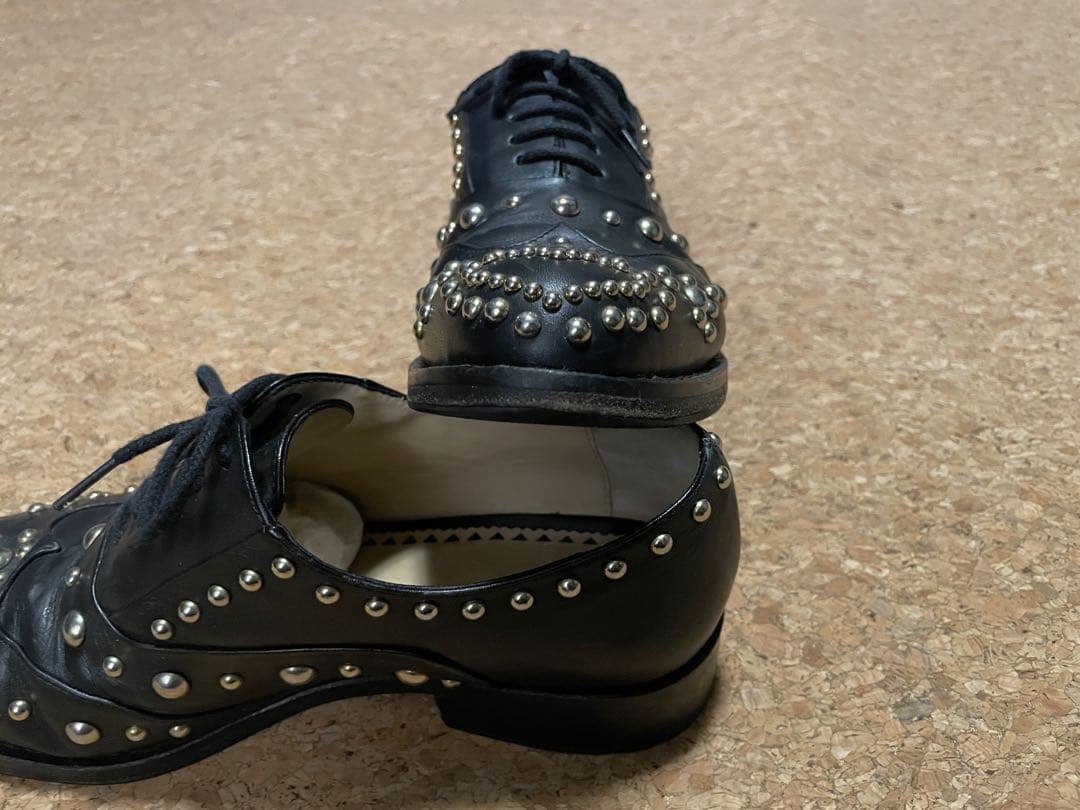MOSCHINO ハート スタッズ レザー シューズ / モスキーノ