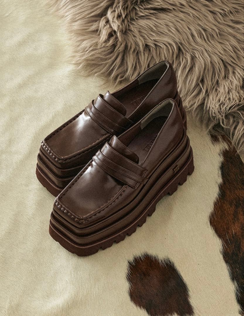 ダーリッチ プラットフォーム ローファー L