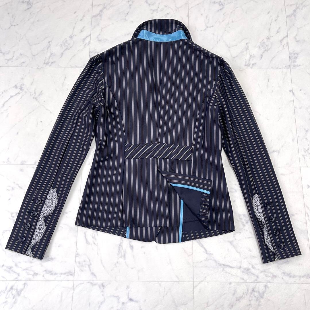 希少✨レジィーナロマンティコ 限定品 スカートスーツ セットアップ レース 濃紺