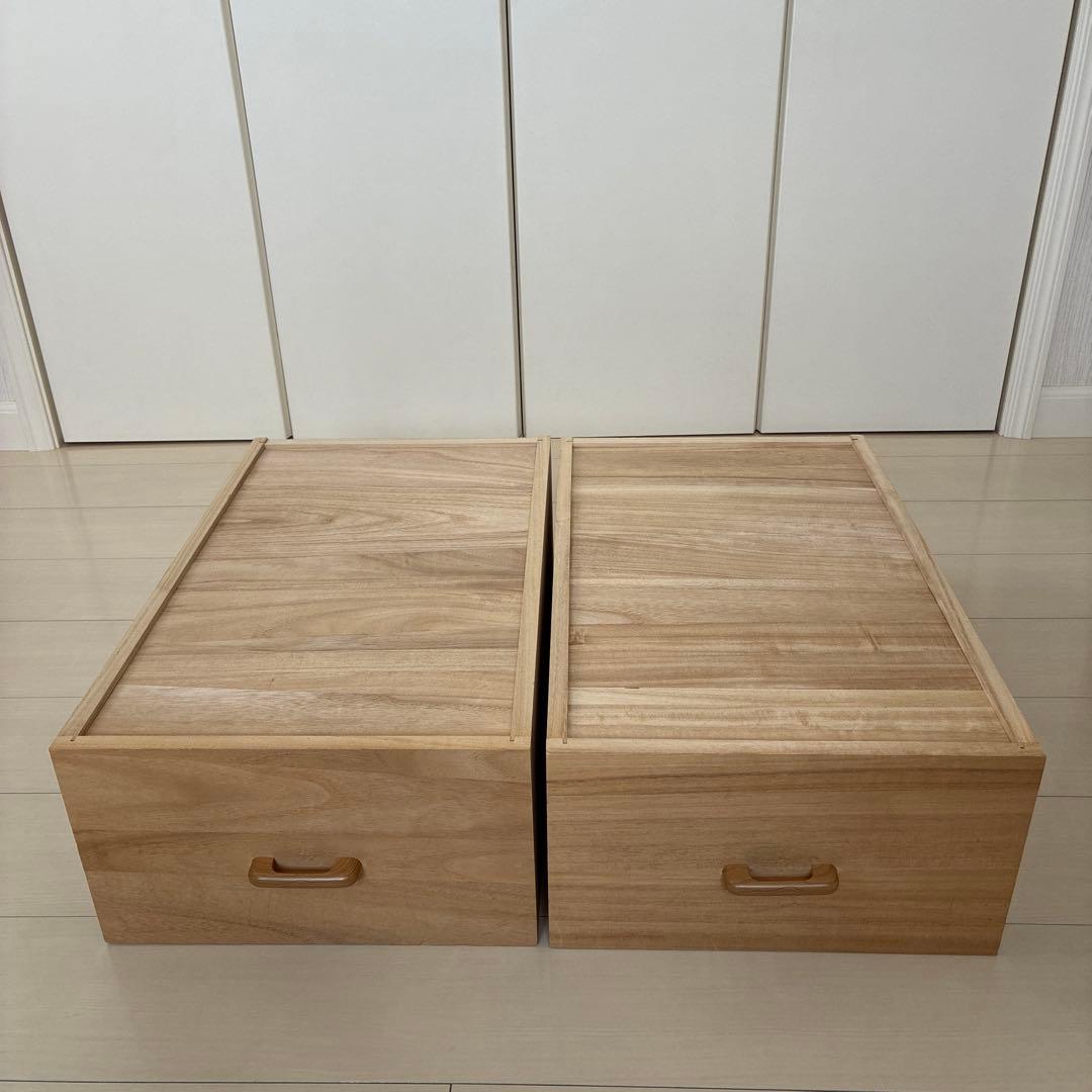 tameda　押入用桐タンス　2引き出し