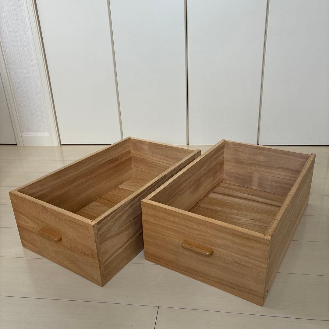 tameda　押入用桐タンス　2引き出し