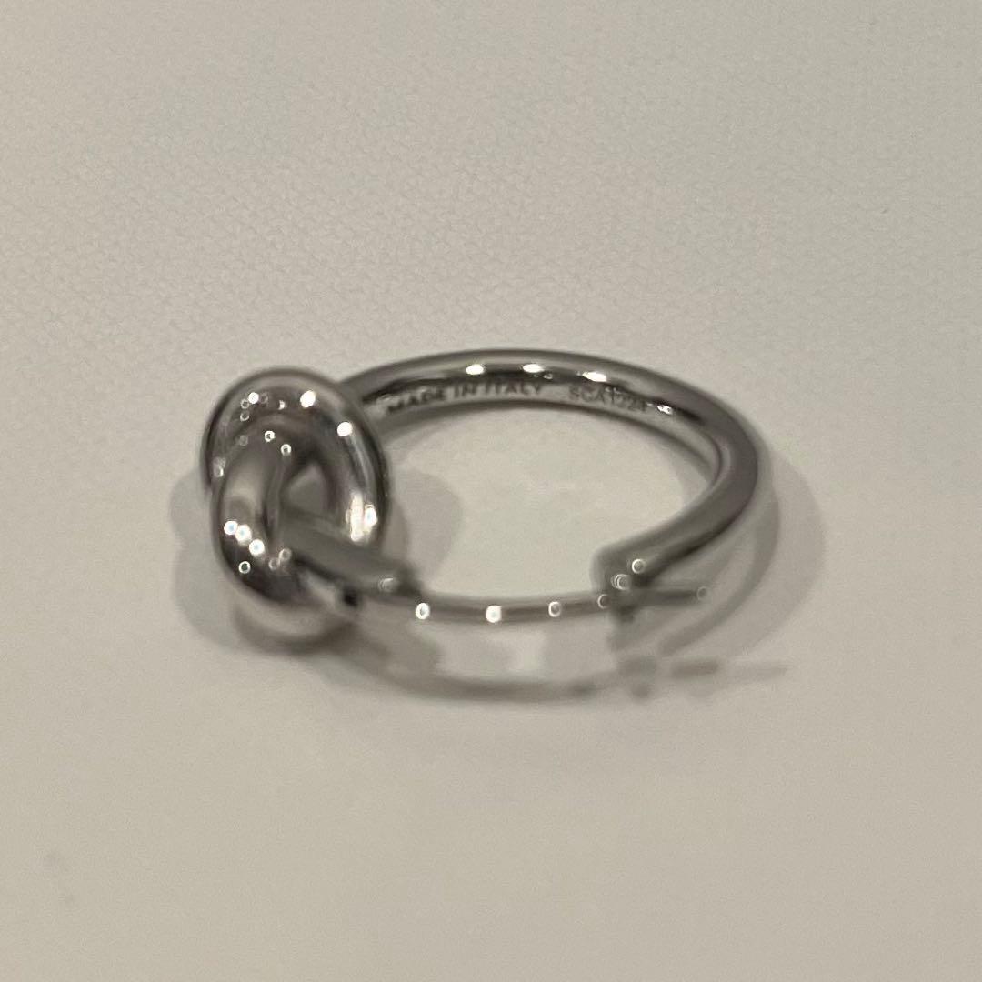 CELINE セリーヌ ノットスモールフープ ピアス 片耳のみ