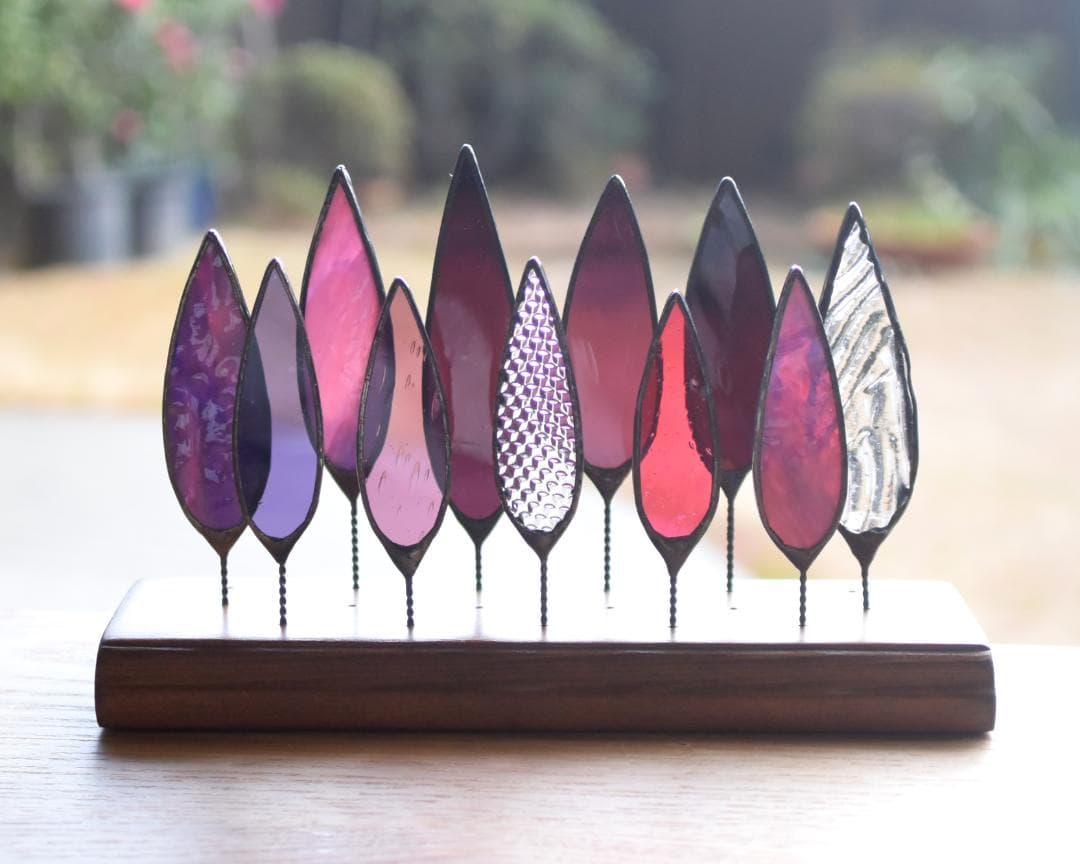 ベティ・木立ち　ステンドグラス(STG179①,179②)