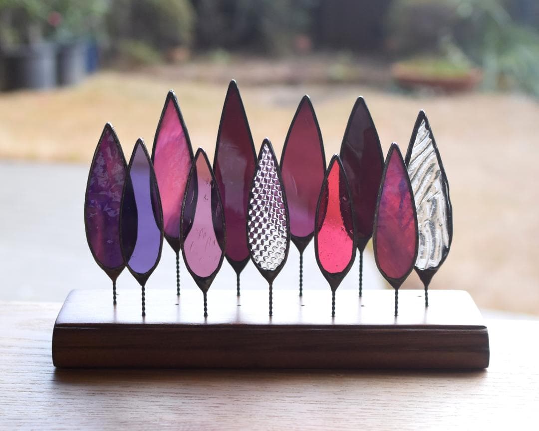 ベティ・木立ち　ステンドグラス(STG179①,179②)