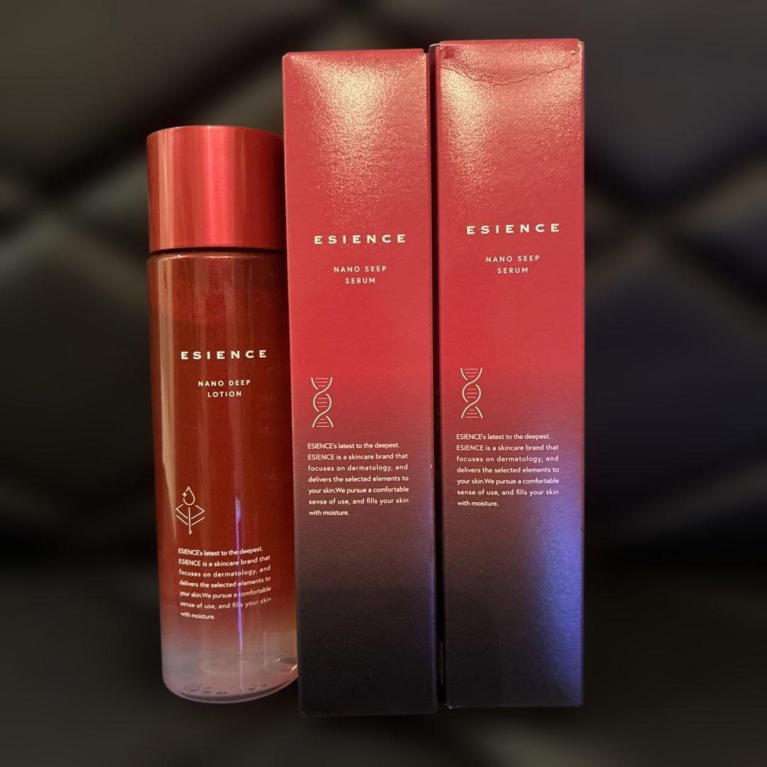 ESIENCE NANO DEEP SERUM2本とLOTION1本