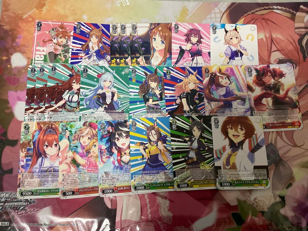 ヴァイスシュヴァルツ　ウマ娘　デッキ+パーツ
