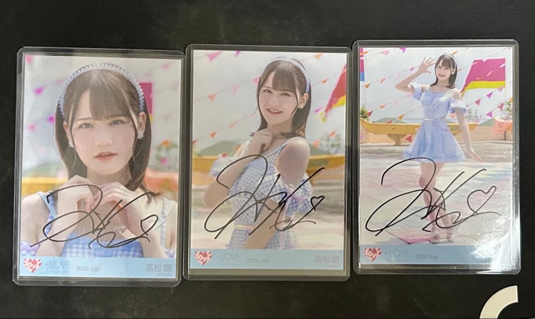 イコラブ 髙松瞳 ナツマトペ 直筆コンプ