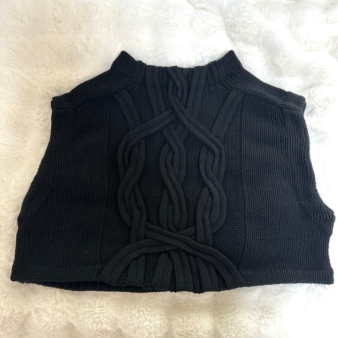 トップス maison de Dolce. chaleurvest black