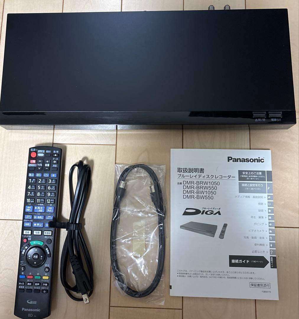 Panasonic　ブルーレイレコーダー　DIGA　DMR-BRW550